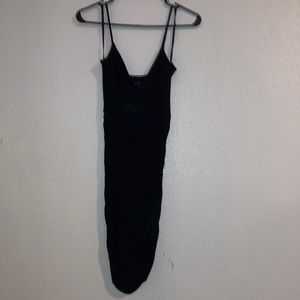 Saints 21 bodycon short black dress
